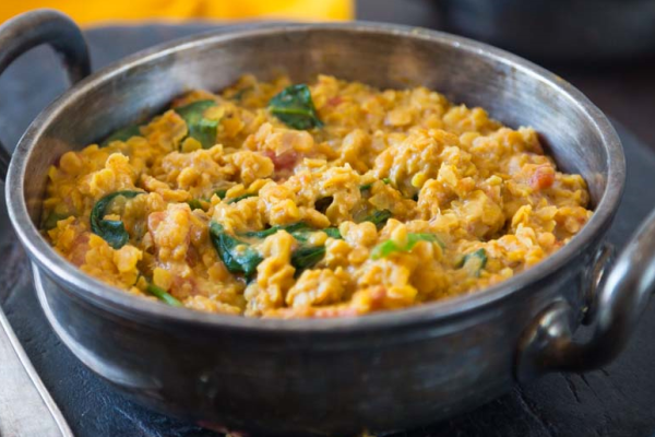 Dahl de lentilles corail