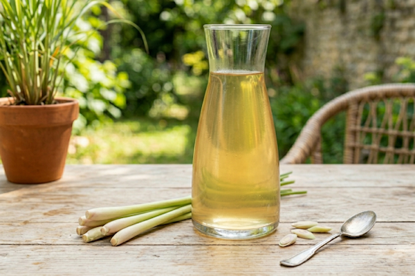Infusion froide à la citronnelle