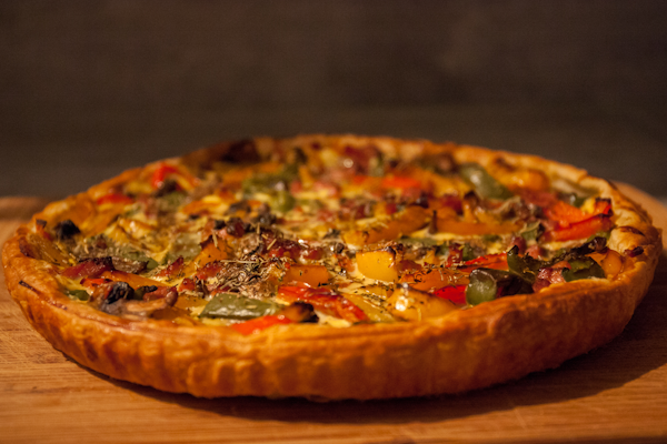 Quiche aux poivrons